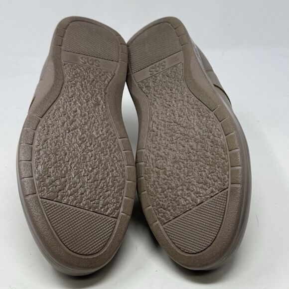 SAS Me Too Shoes Womens 7.5 WW Extra Wide Brown Leather Hook Loop Straps Comfort - Picture 15 of 16